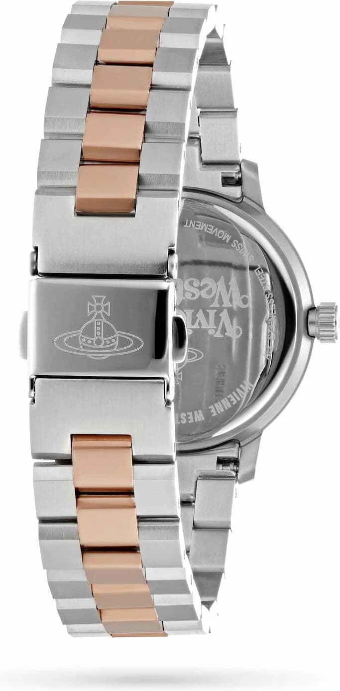 Zoom sur le cadran argent du Vivienne Westwood VV152RSSL