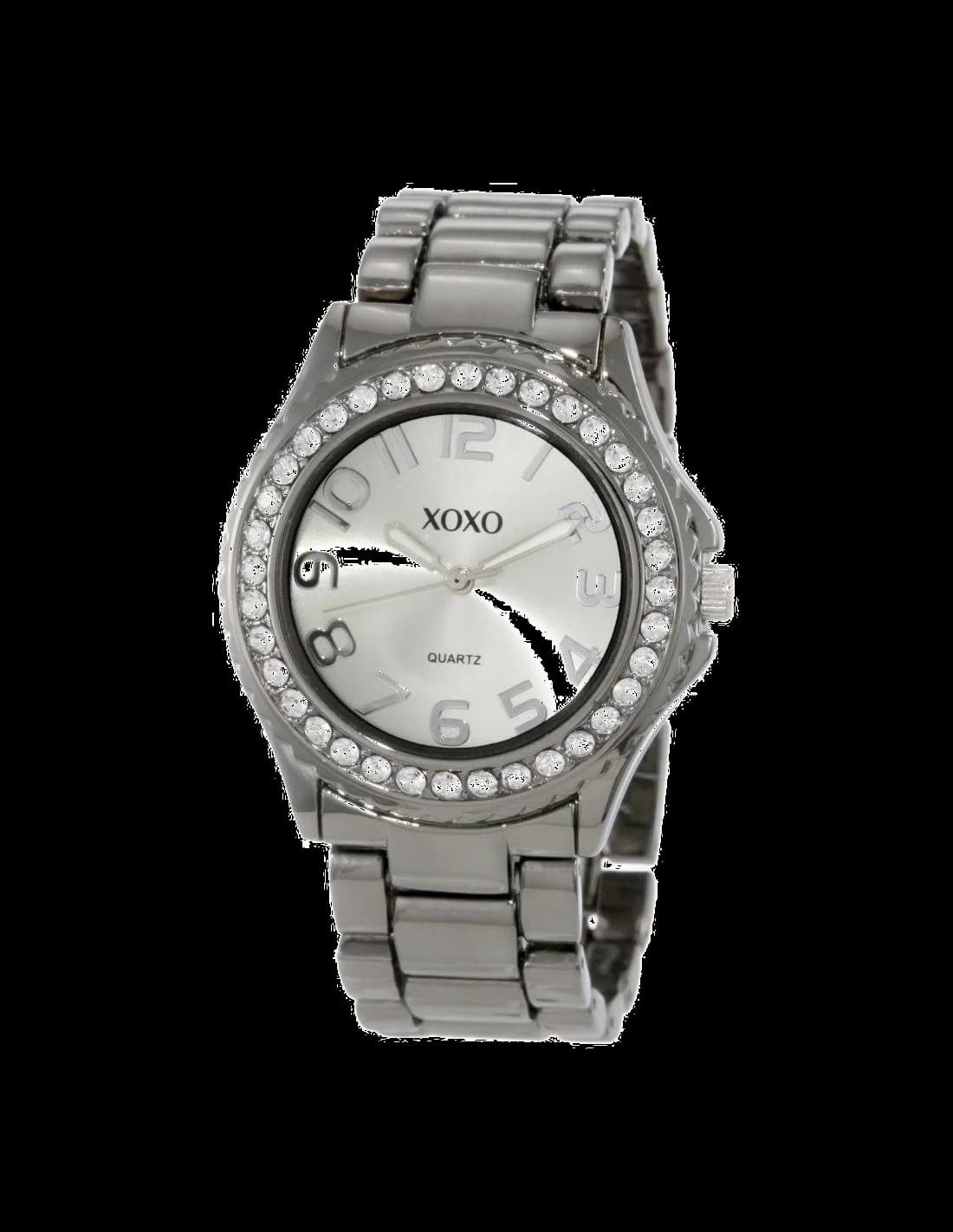 Garde-temps XOXO XO5311 au cadran gris scintillant et finition polie
