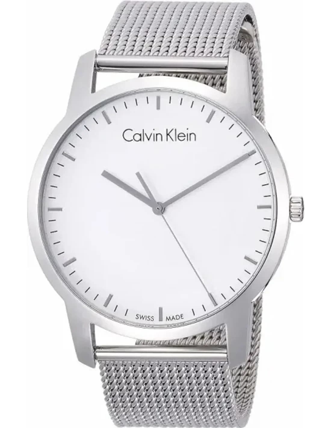 Montre Calvin Klein K2G2G126 Homme, Cadran Gris, Acier maille milanaise