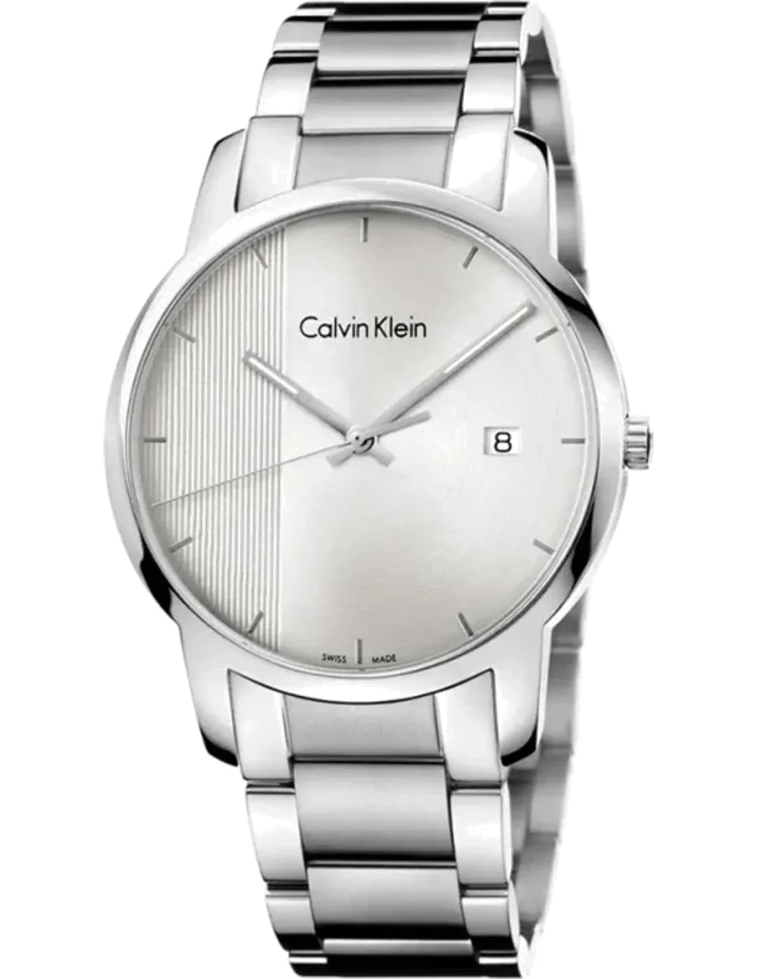 Montre Homme Calvin Klein City K2G2G14X - Cadran et bracelet acier inoxydable argenté
