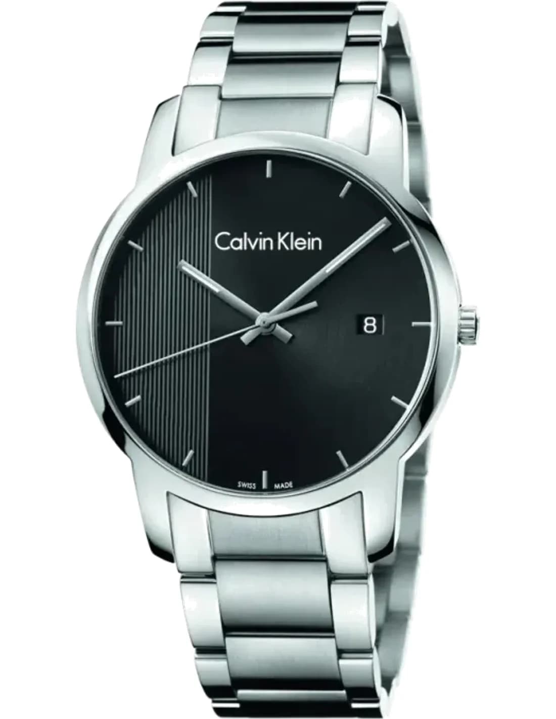Montre Homme Calvin Klein K2G2G14Y en Acier Inoxydable, Cadran Noir