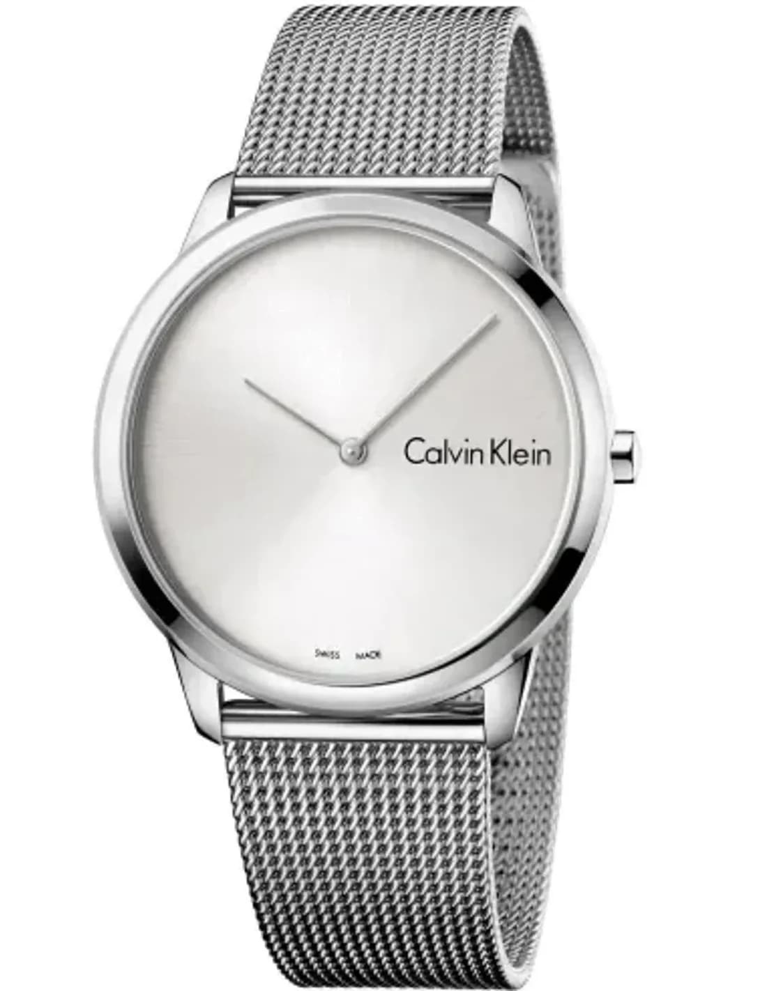 Montre Homme Calvin Klein K3M211Y6 Cadran Argent maille milanaise
