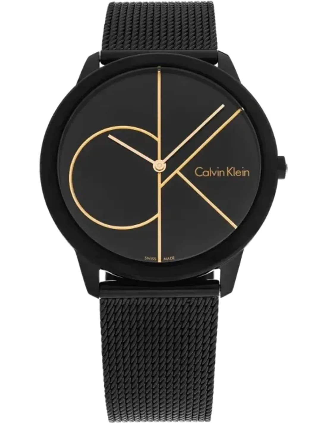 Montre Homme Calvin Klein K3M214X1 Acier Noir maille milanaise 40mm