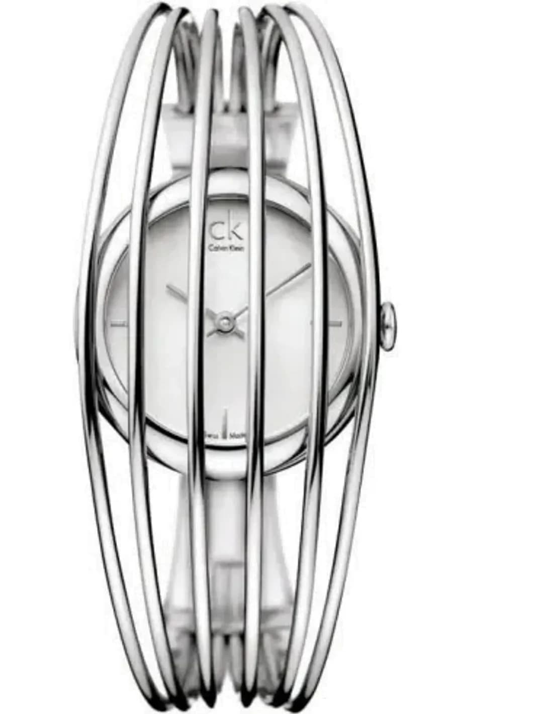 Montre Femme Calvin Klein K9924120 en Acier Inoxydable Argent Taille S
