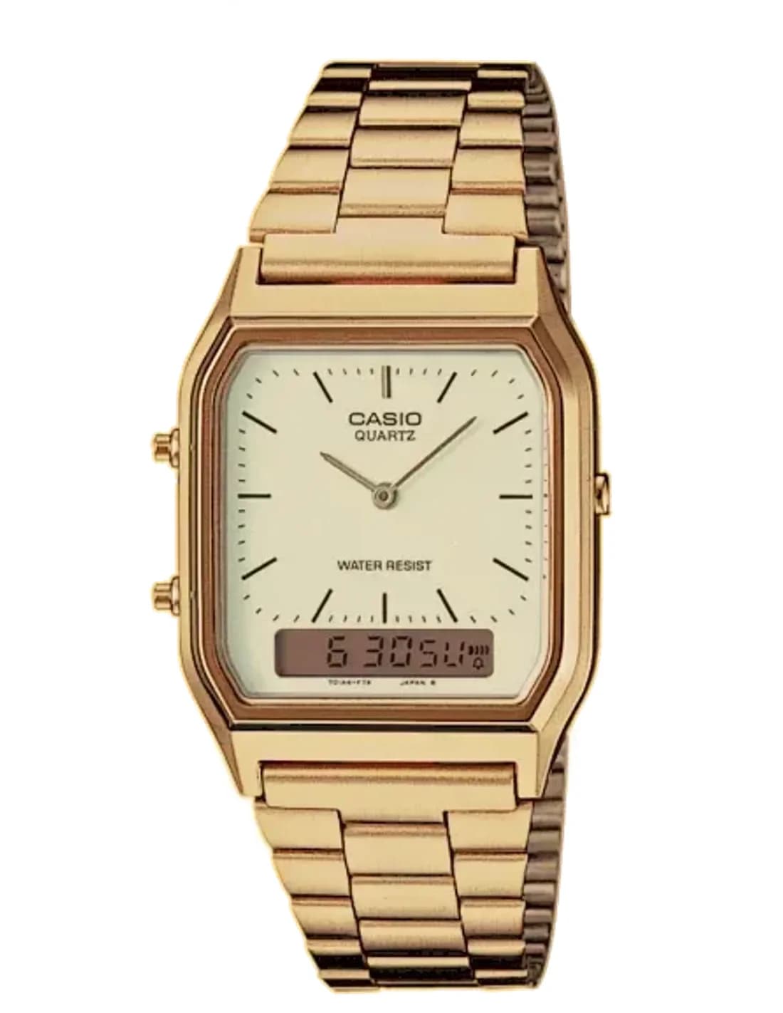 Montre Casio AQ-230GA-9DMQYES Analogique-Digitale Dorée Unisexe