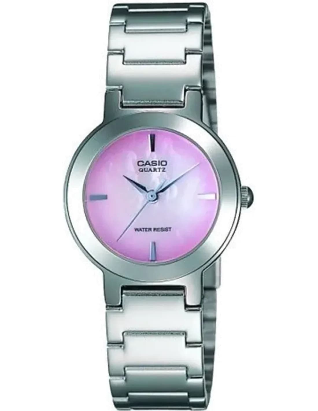 Montre Femme Casio LTP-1191A-4CDF - Cadran Fuchsia & Bracelet Acier Argenté