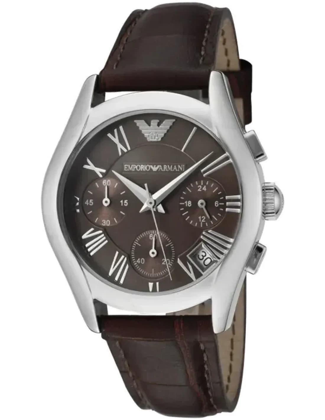 Montre Femme Emporio Armani AR0672 Cadran et Bracelet Marron Cuir