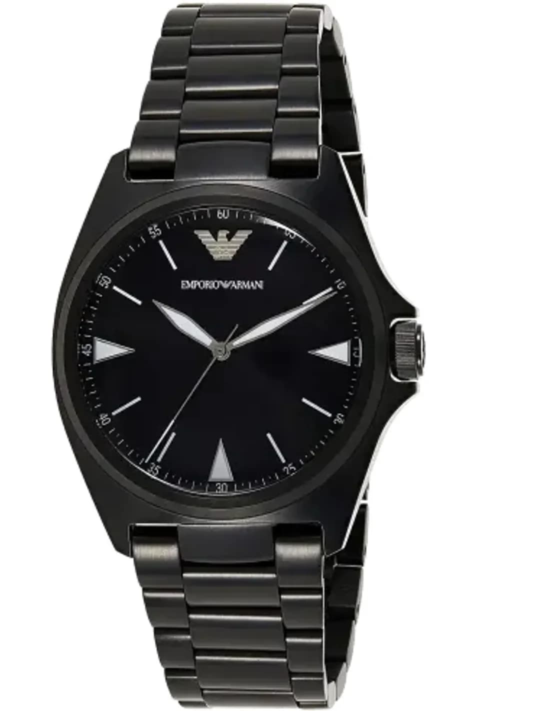 Montre Homme Emporio Armani AR11257 Nicola en Acier Noir à maille milanaise