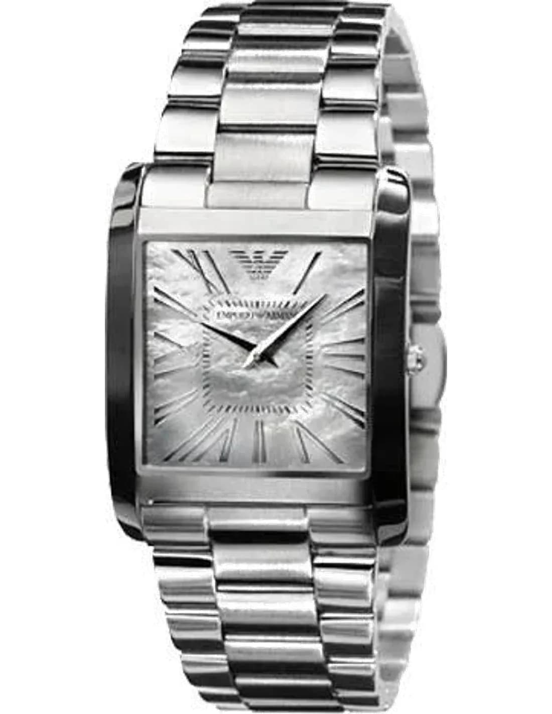 Montre Femme Emporio Armani AR2011 Cadran Nacre et Bracelet Acier Argenté