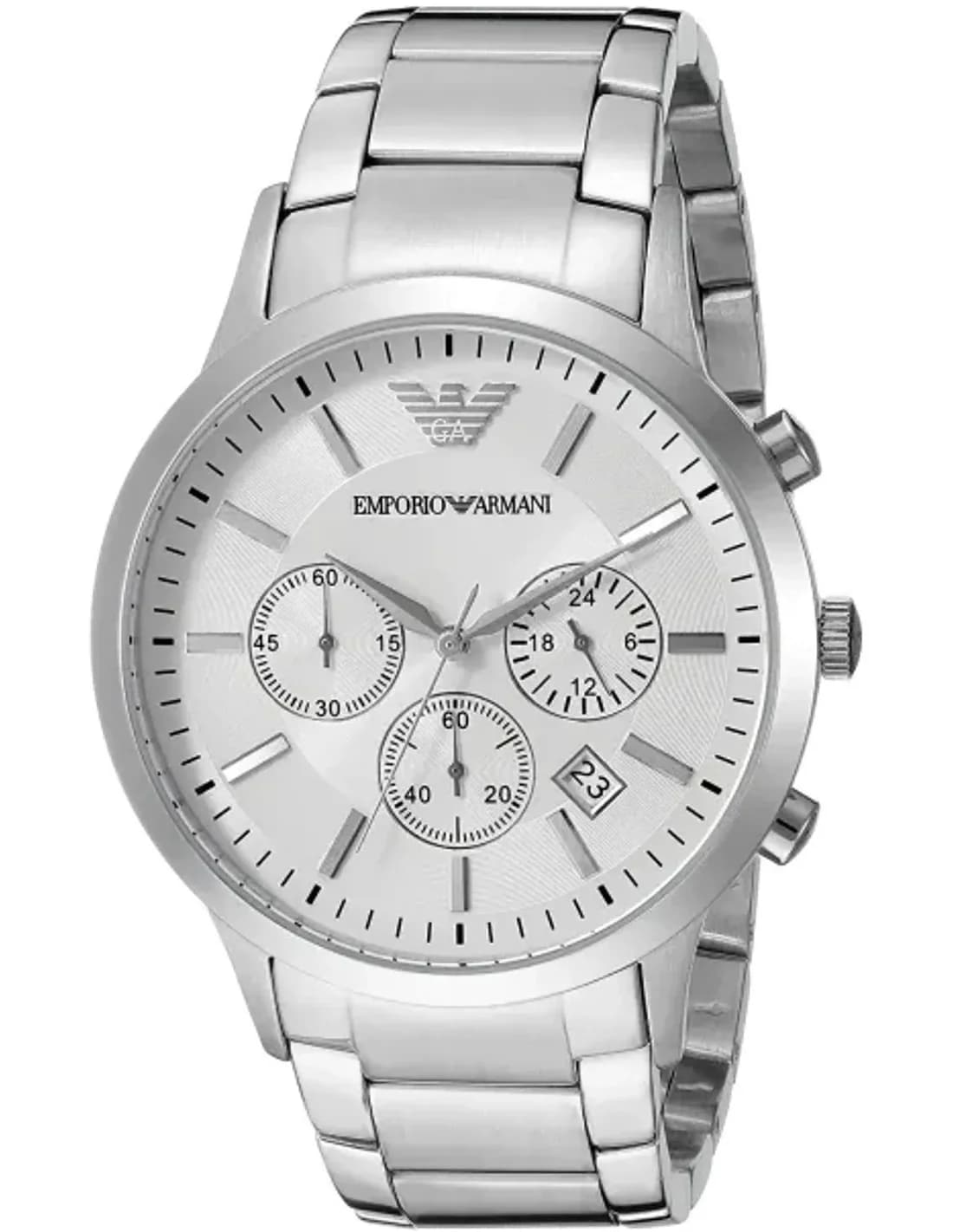 Montre Femme Emporio Armani Sportivo AR2459 Cadran et Bracelet Argent