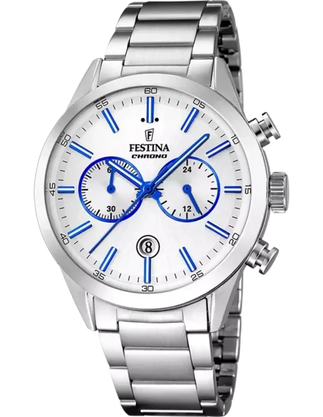 Montre Homme Festina F16826/A Acier Inoxydable Argent Chronographe