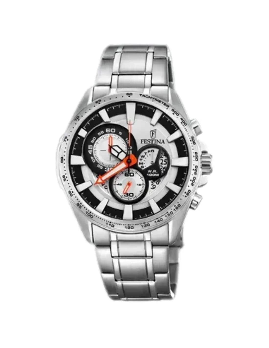 Montre Homme Festina F6864/1 en acier inoxydable argenté