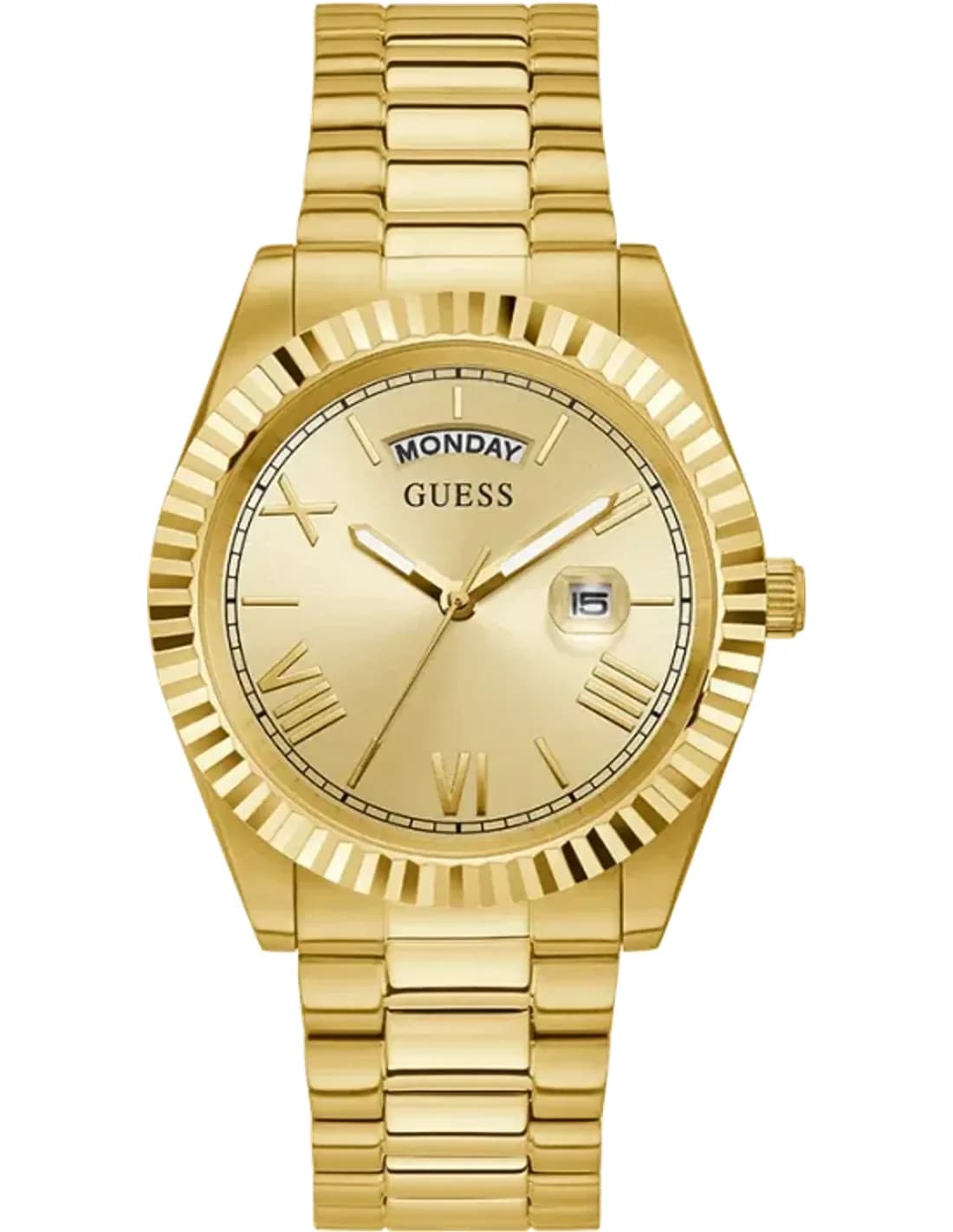Montre Homme Guess GW0265G2 en Acier Doré - Cadran Doré 42mm