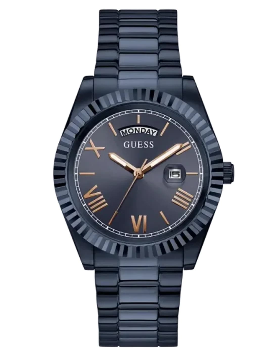 Montre Homme Guess Connoisseur GW0265G9 - Cadran et bracelet acier bleu