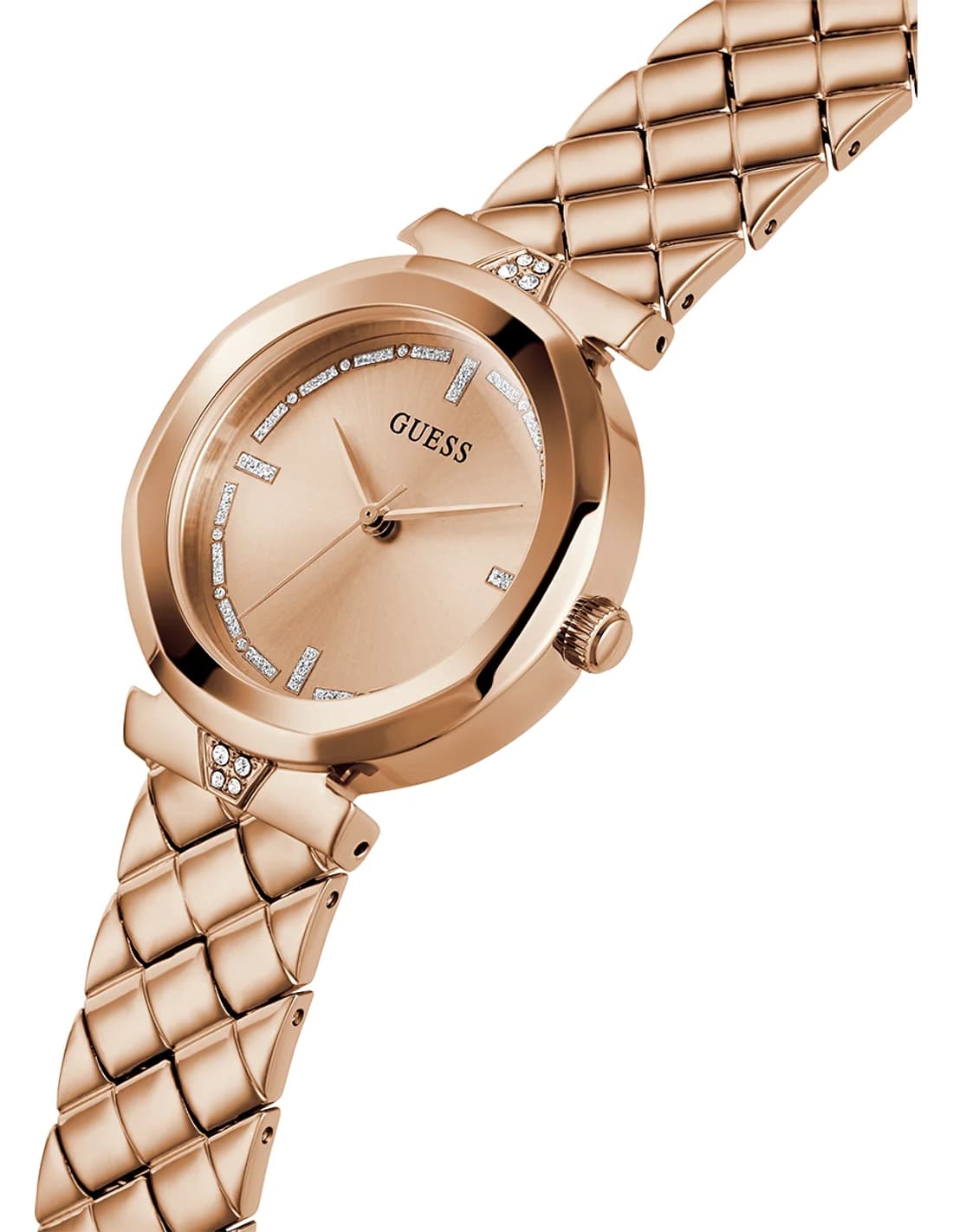 Le garde-temps Guess GW0613L3 vu de profil