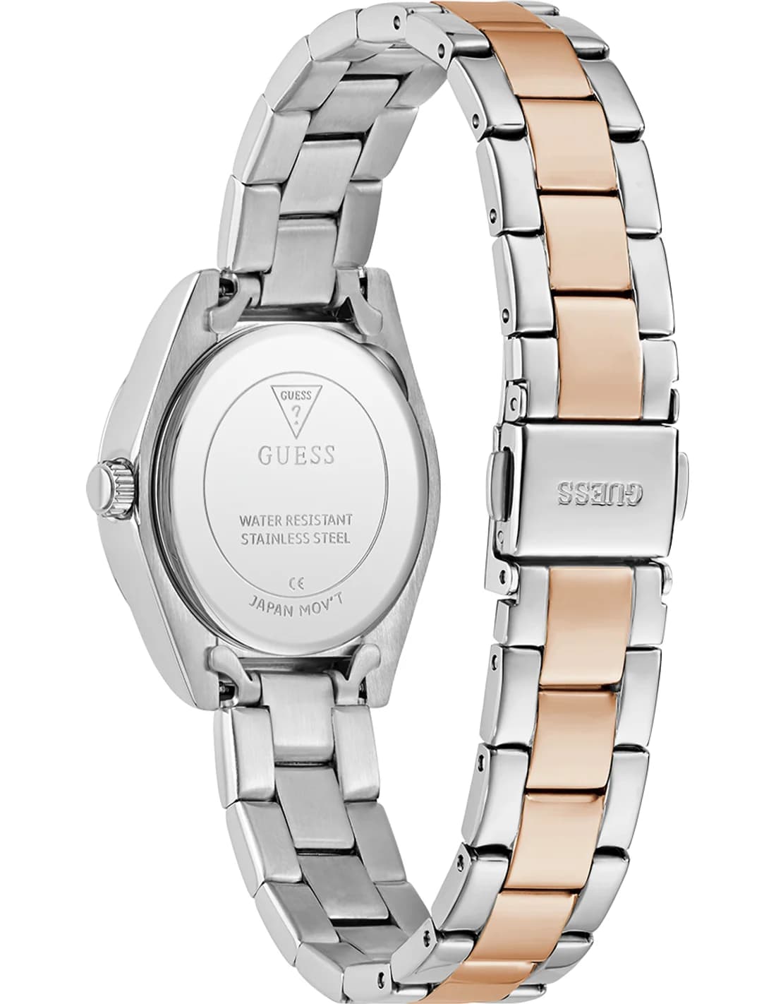 Zoom sur le cadran argent du Guess GW0841L3