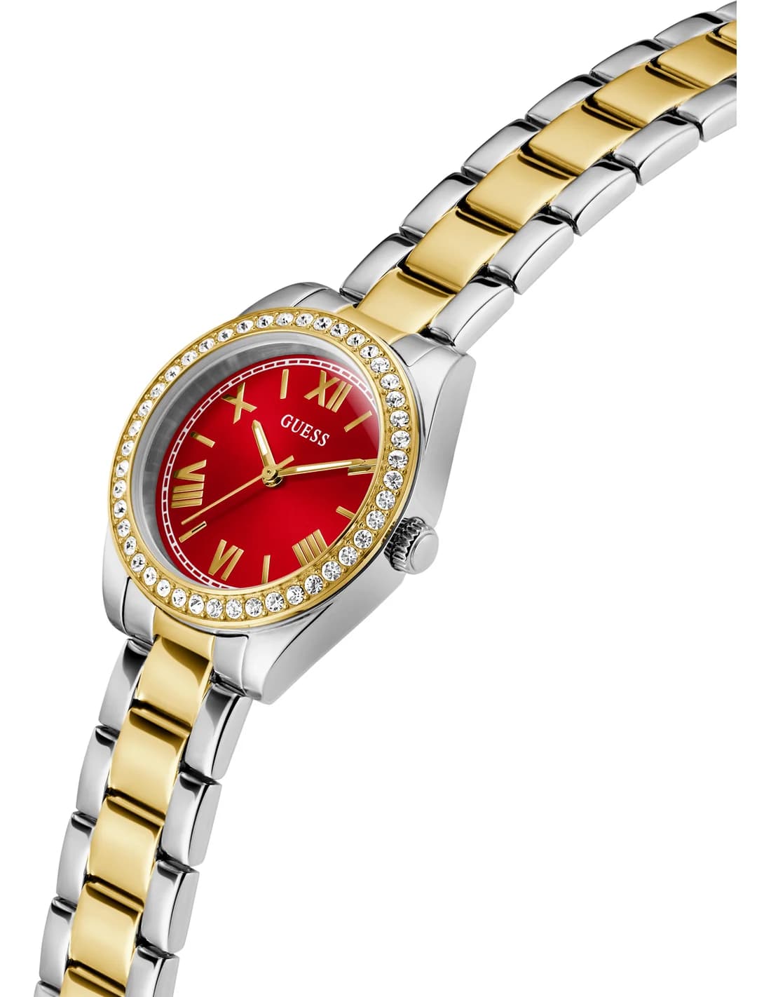 Le garde-temps Guess GW0841L8 vu de profil