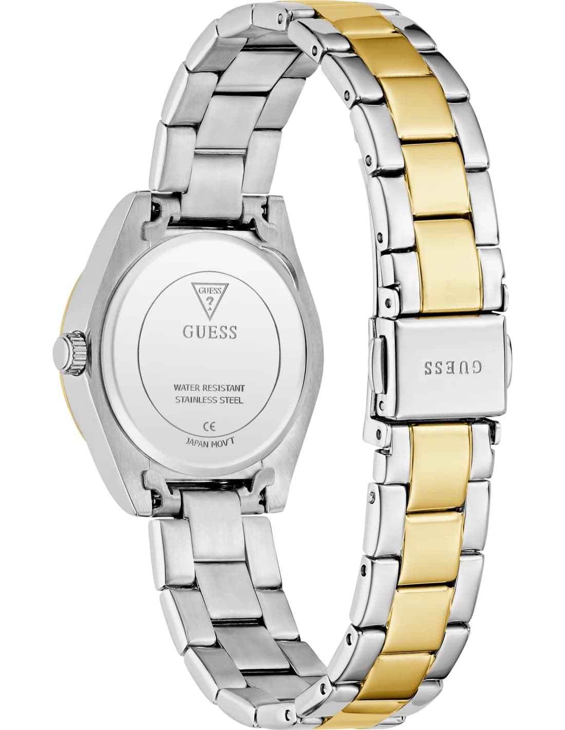 Zoom sur le cadran rouge du Guess GW0841L8
