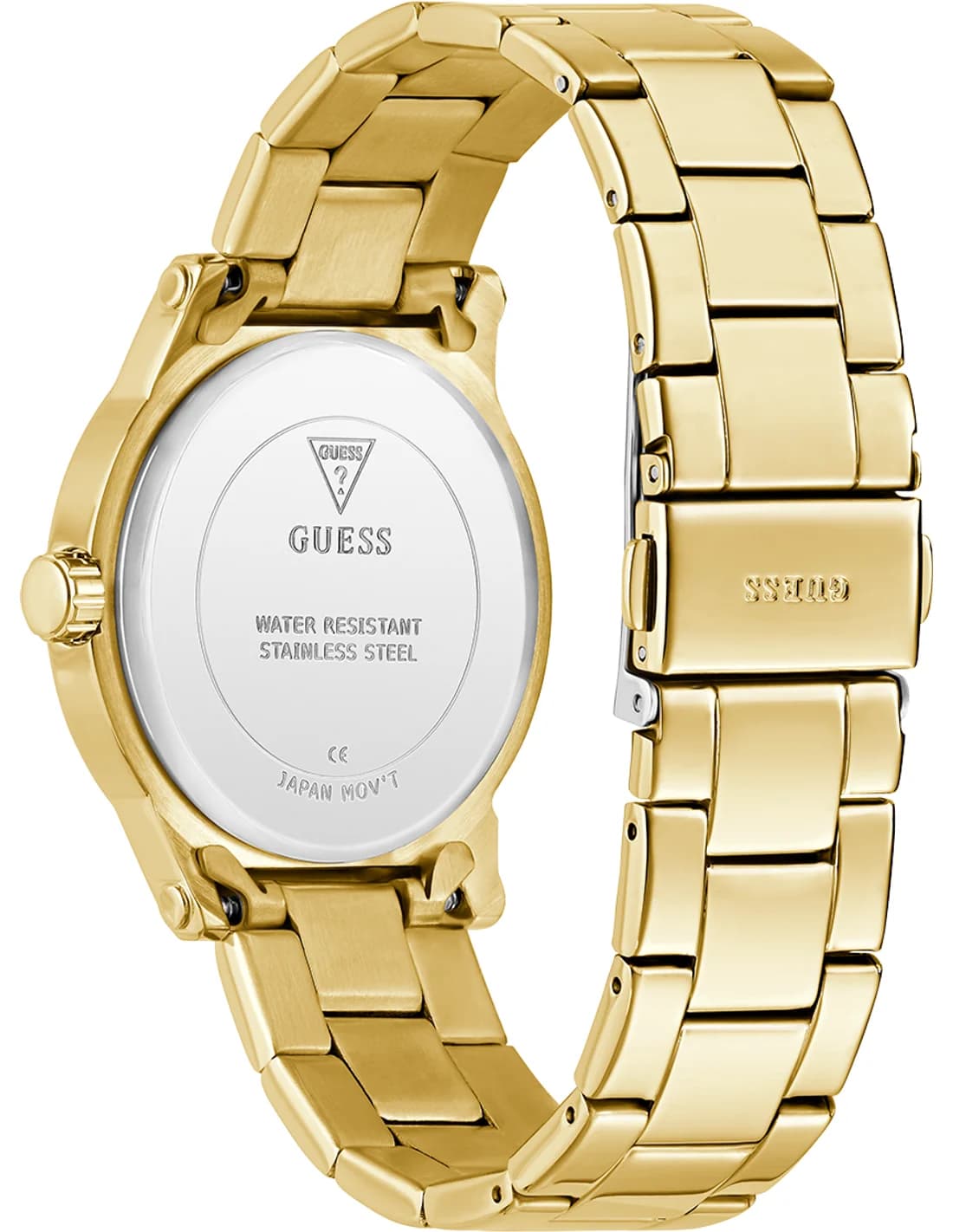 Zoom sur le cadran or du Guess GW0861L2