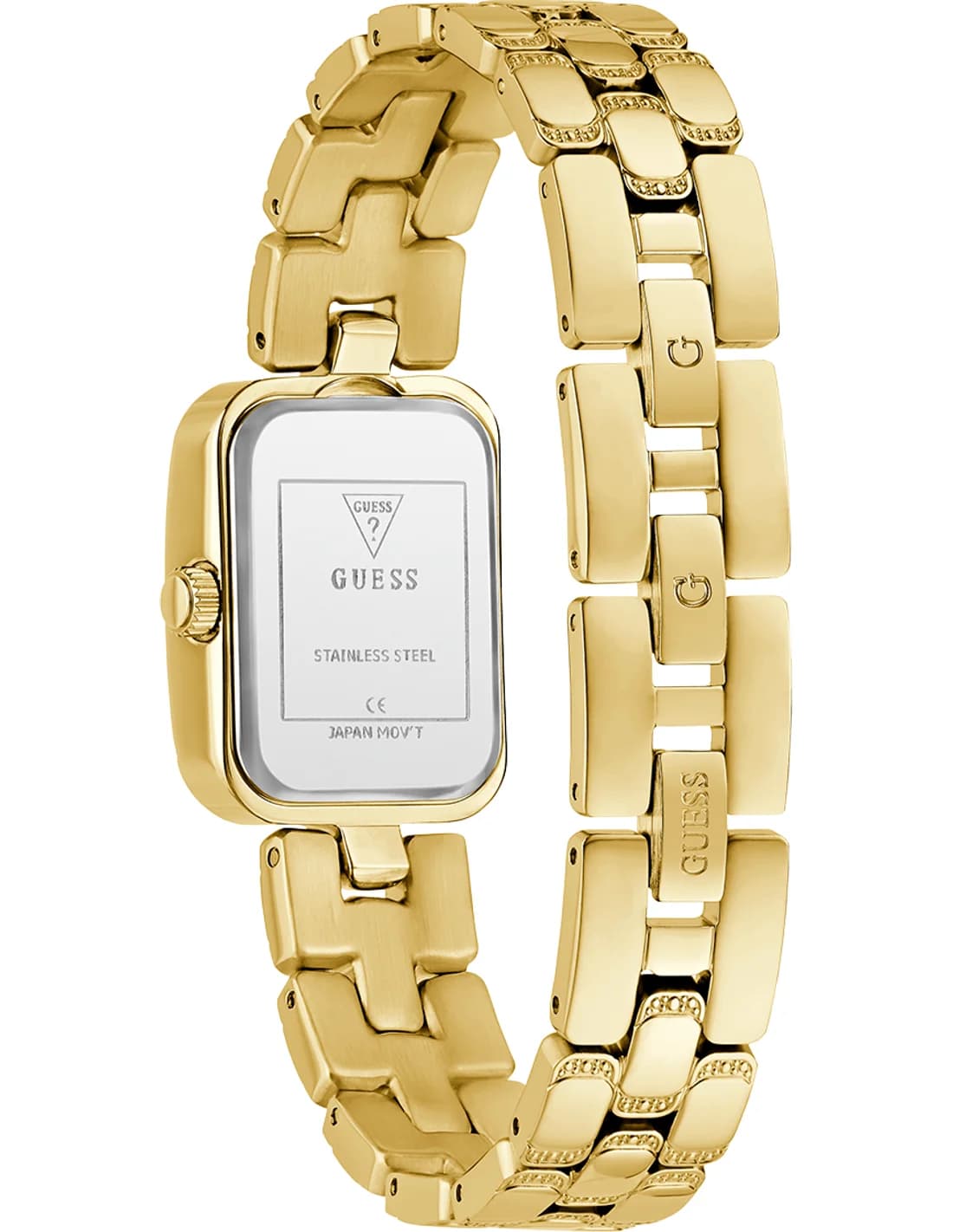 Zoom sur le cadran argent du Guess GW0865L2