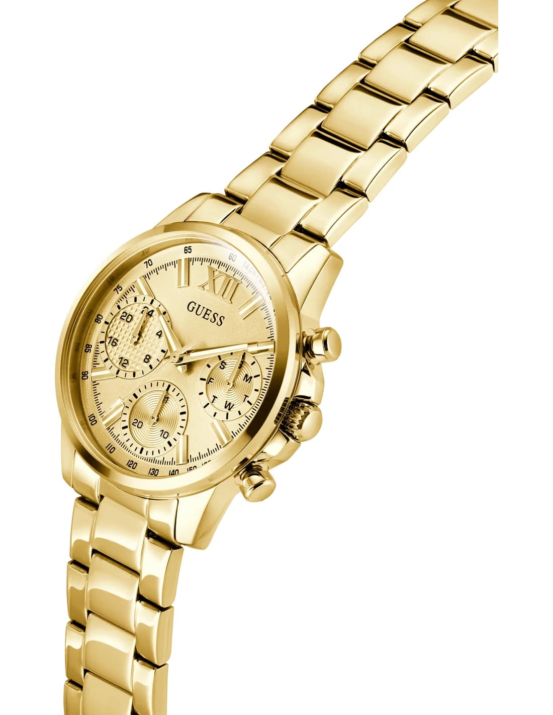 Le garde-temps Guess GW0933L2 vu de profil