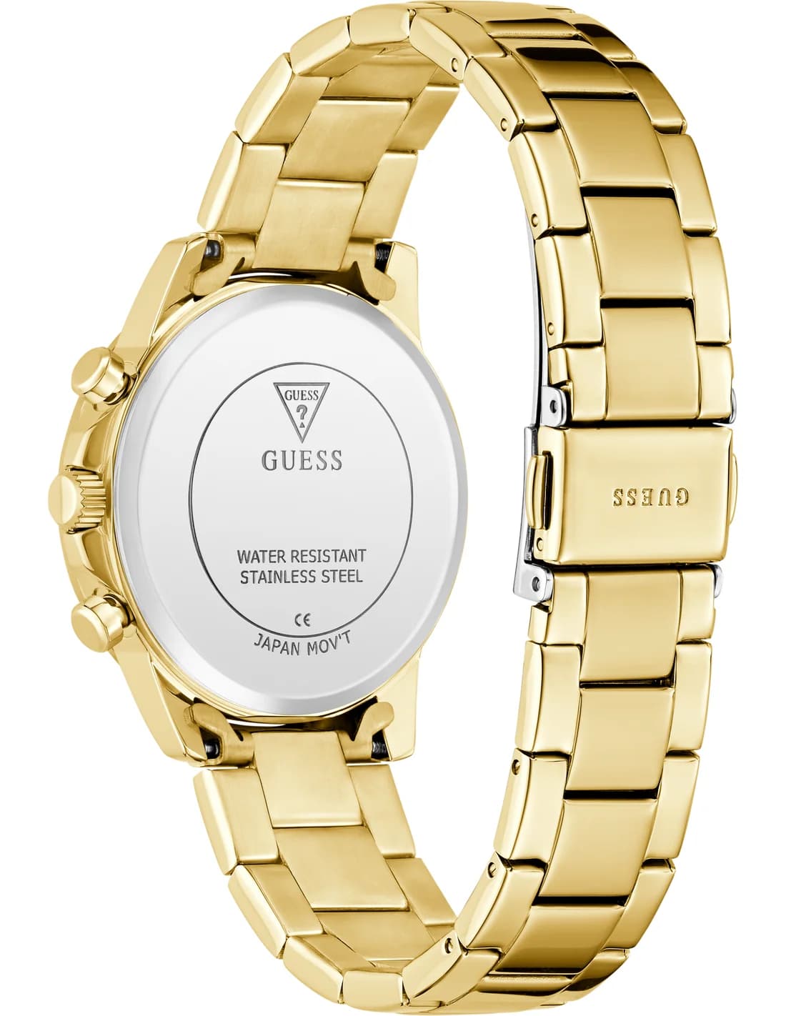 Zoom sur le cadran or du Guess GW0933L2