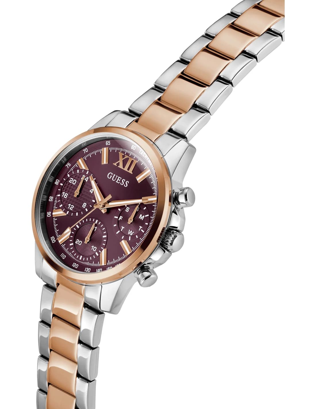 Le garde-temps Guess GW0933L5 vu de profil
