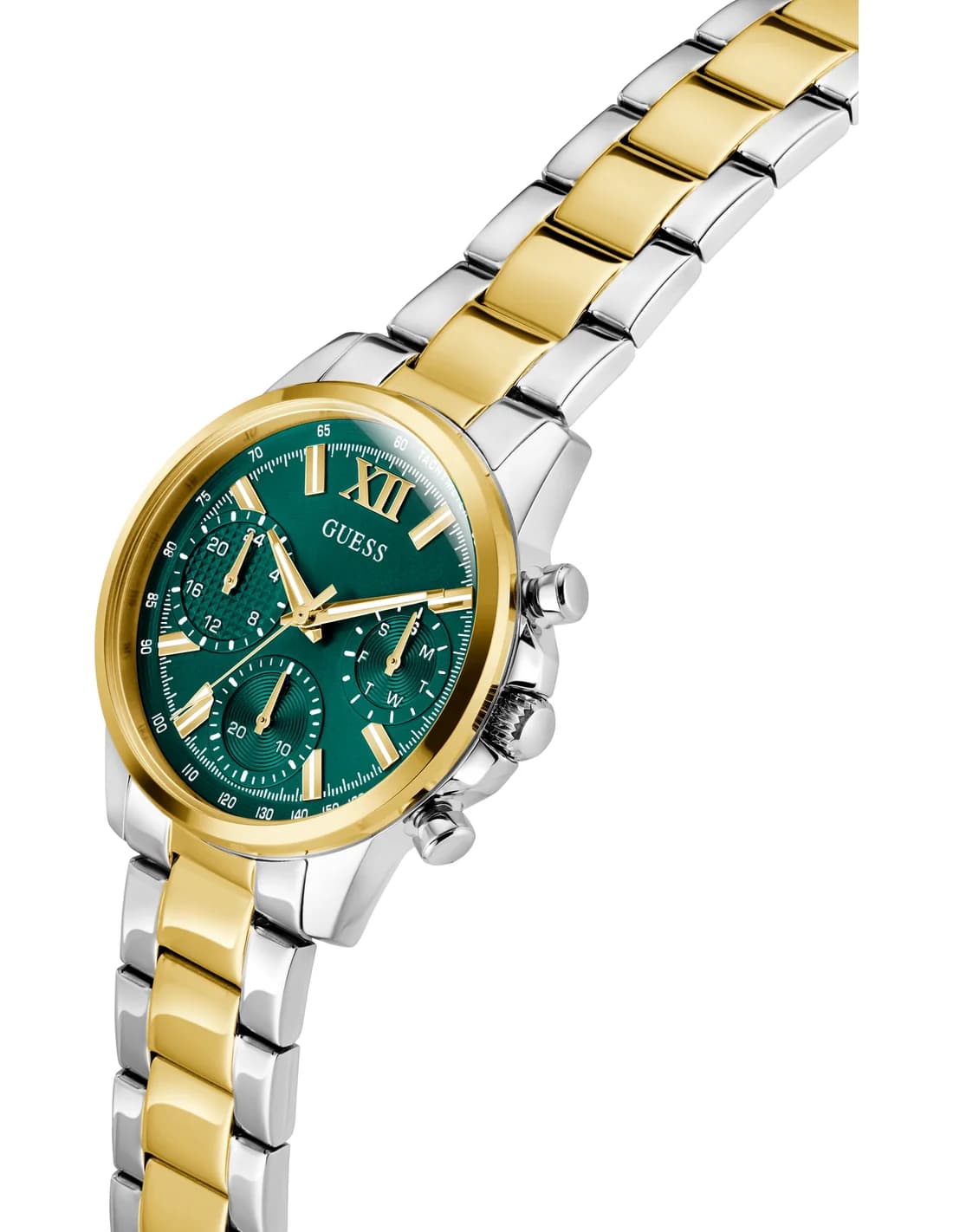 Le garde-temps Guess GW0933L7 vu de profil