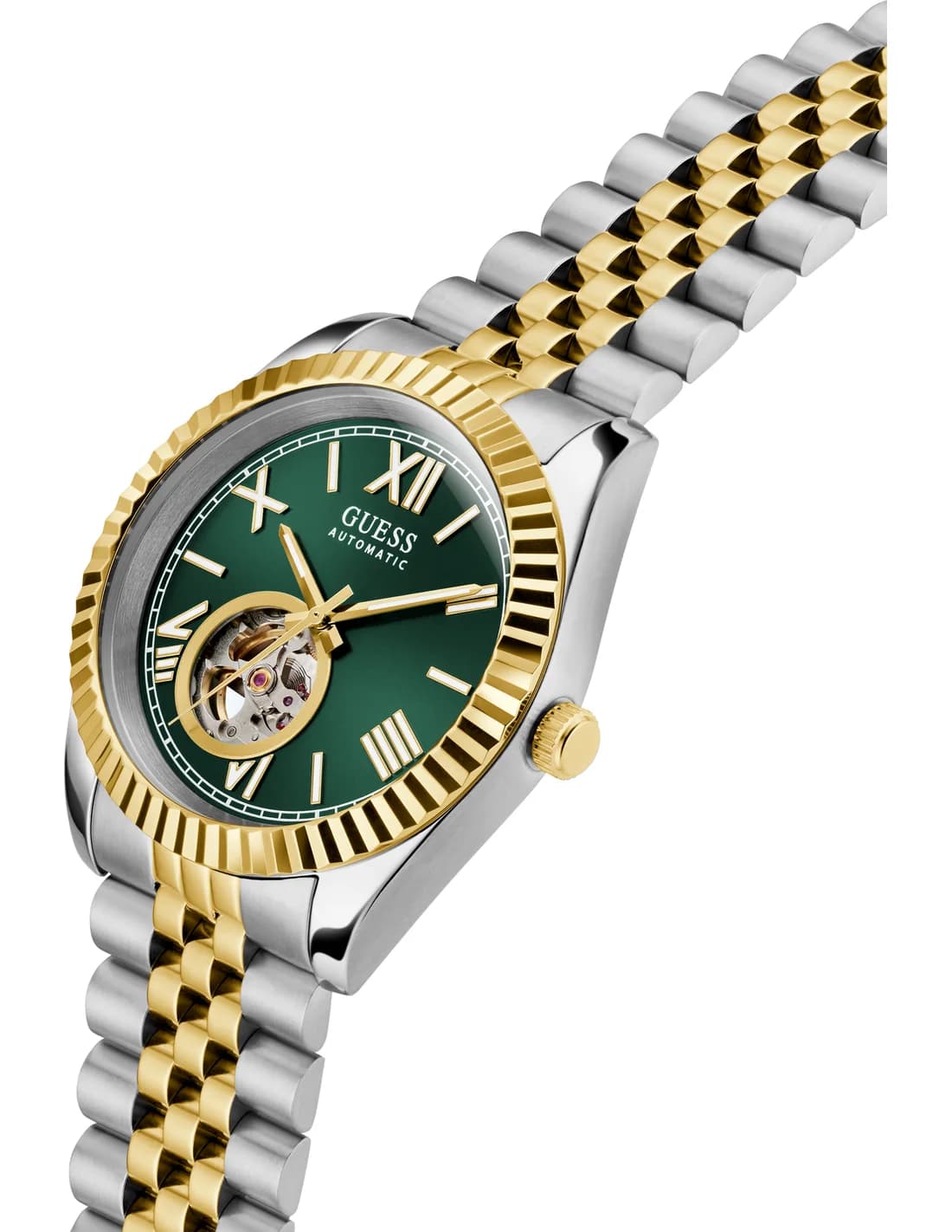 Le garde-temps Guess GW0984G4 vu de profil