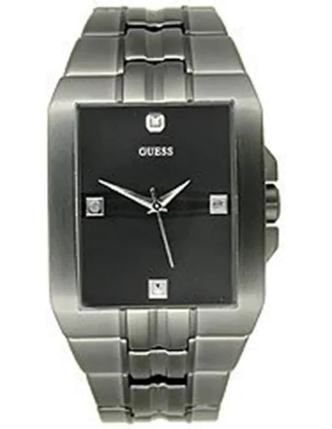 Montre Homme Guess Diamond U12517G2 - Cadran et bracelet noir acier