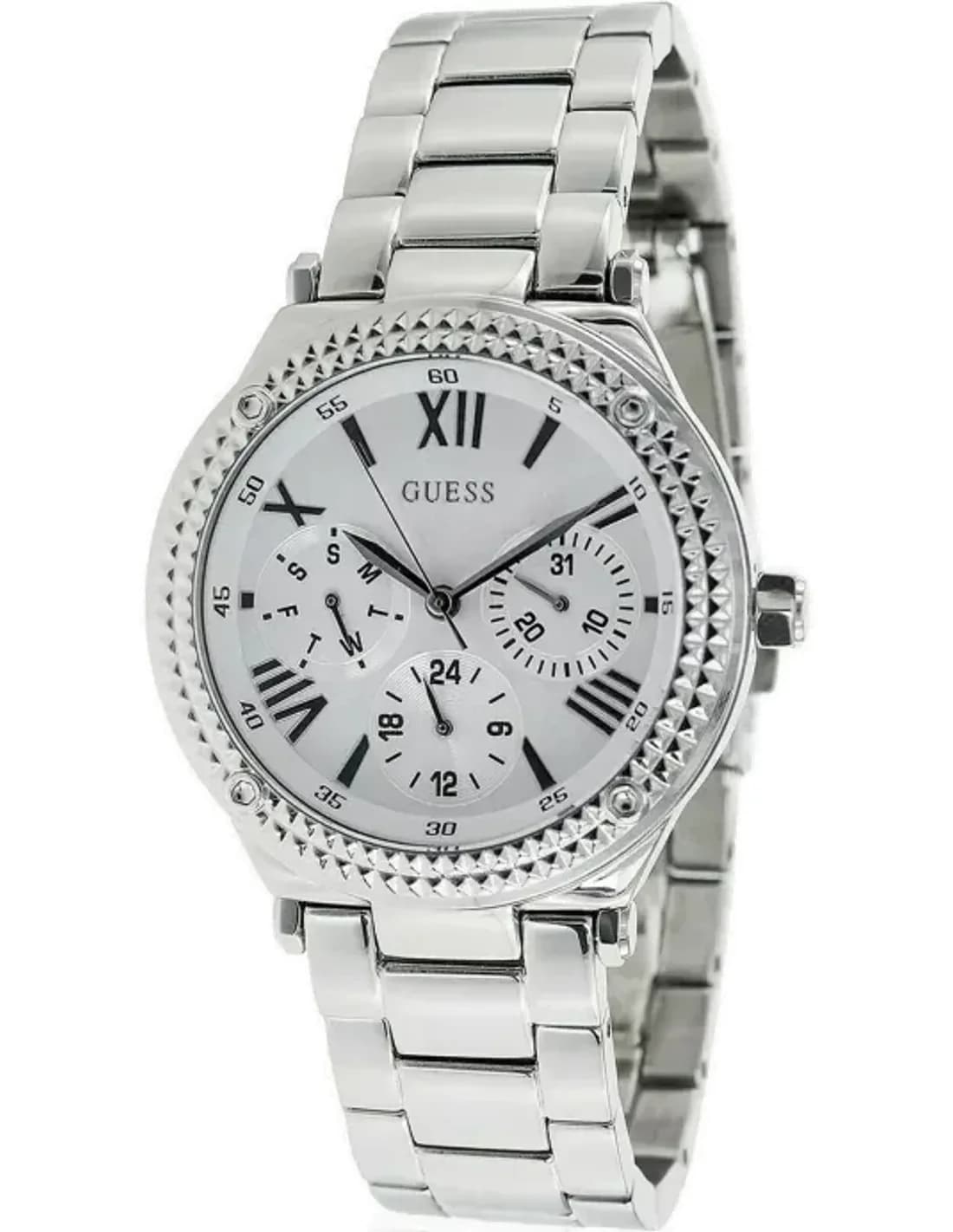 Montre Femme Guess W0331L1 en Acier Argenté Multifonction