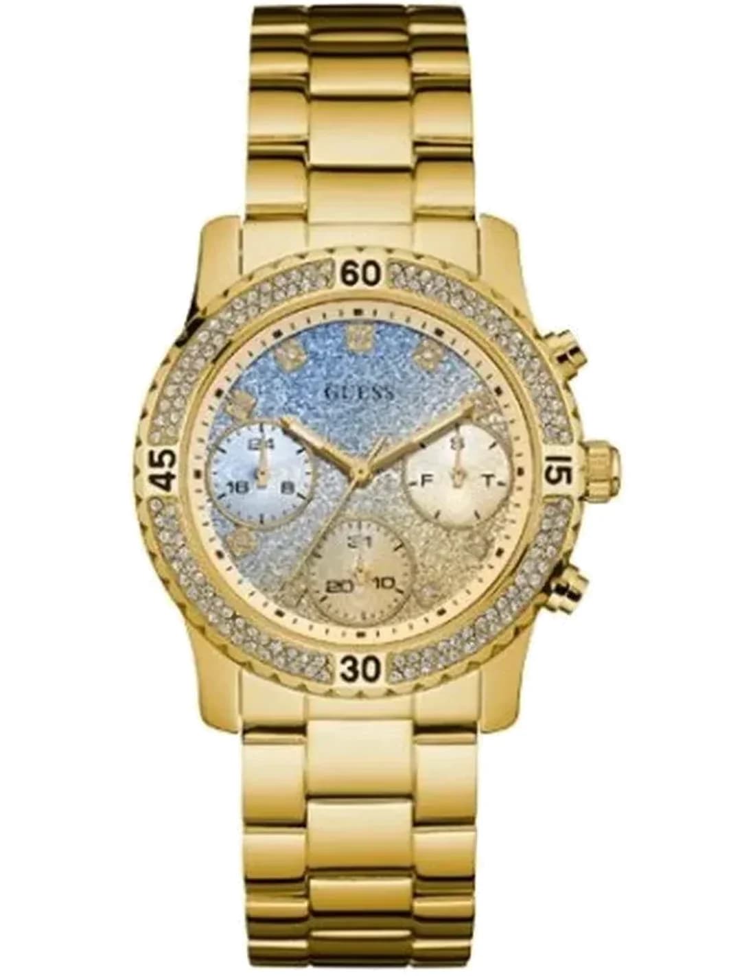 Montre Femme Guess W0774L2 Cadran Multicolore Confetti en Acier Doré