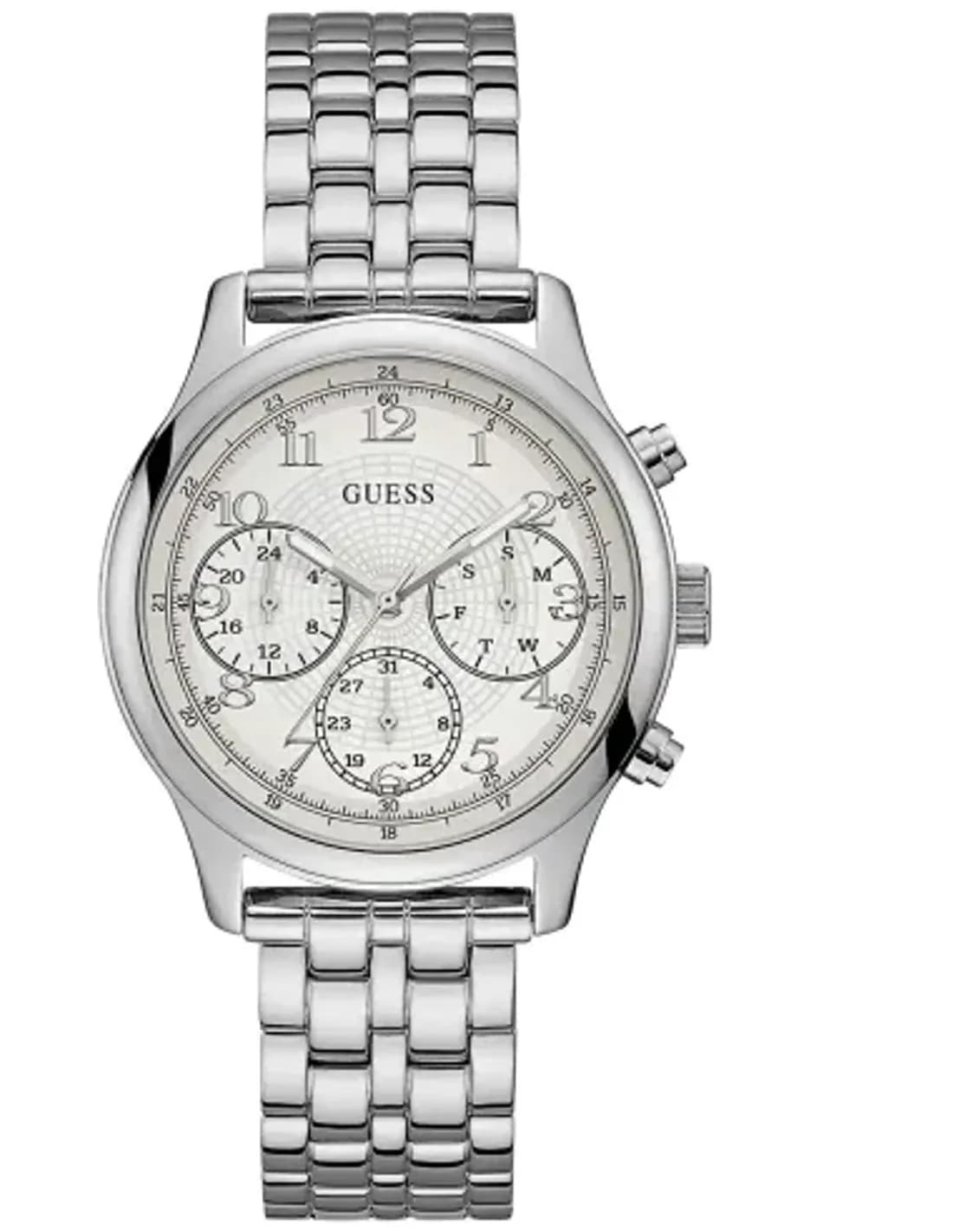 Montre Femme Guess Taylor Steel W1018L1 en Acier Argenté