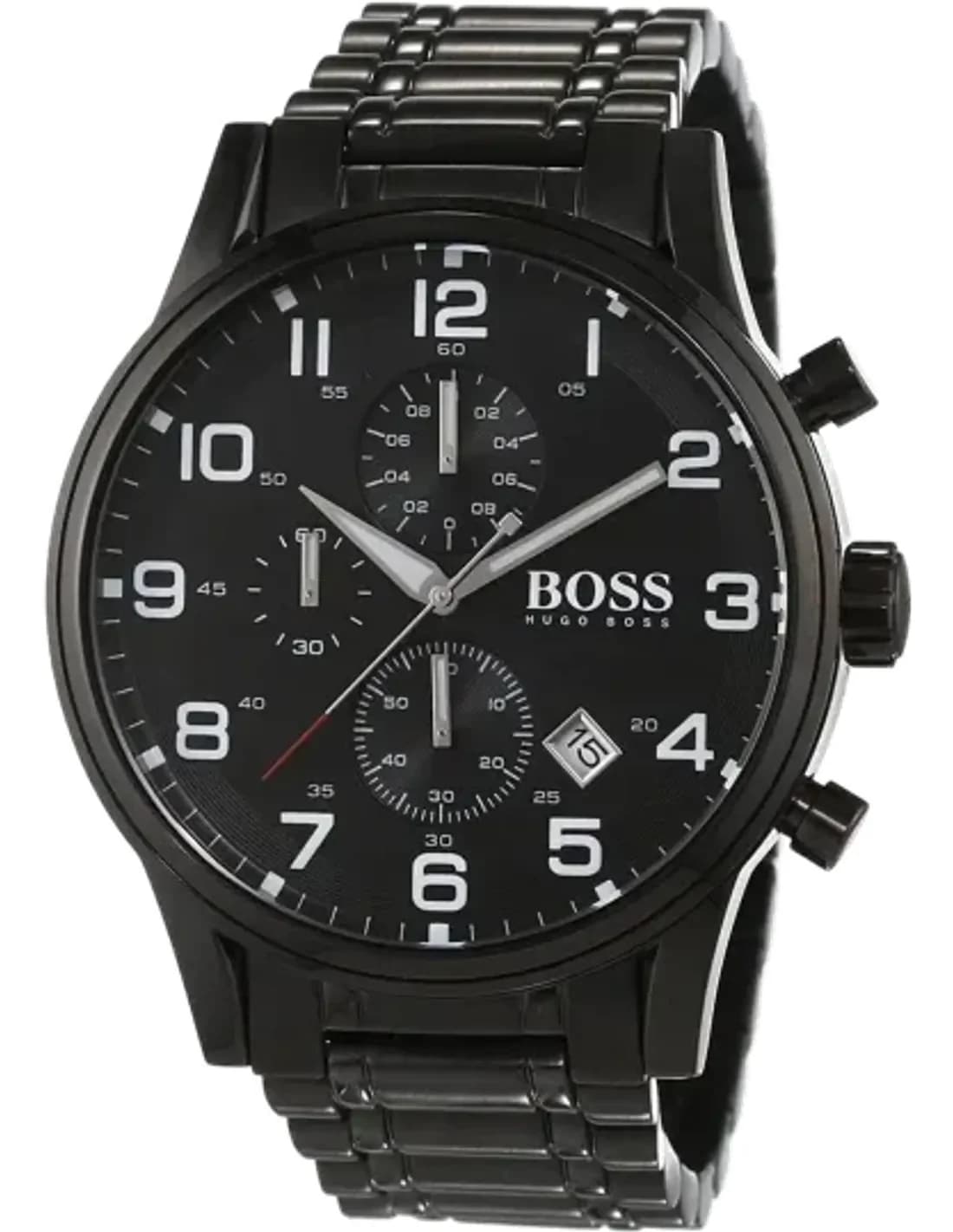 Montre Homme Hugo Boss 1513180 Chronographe Acier Inoxydable Noir
