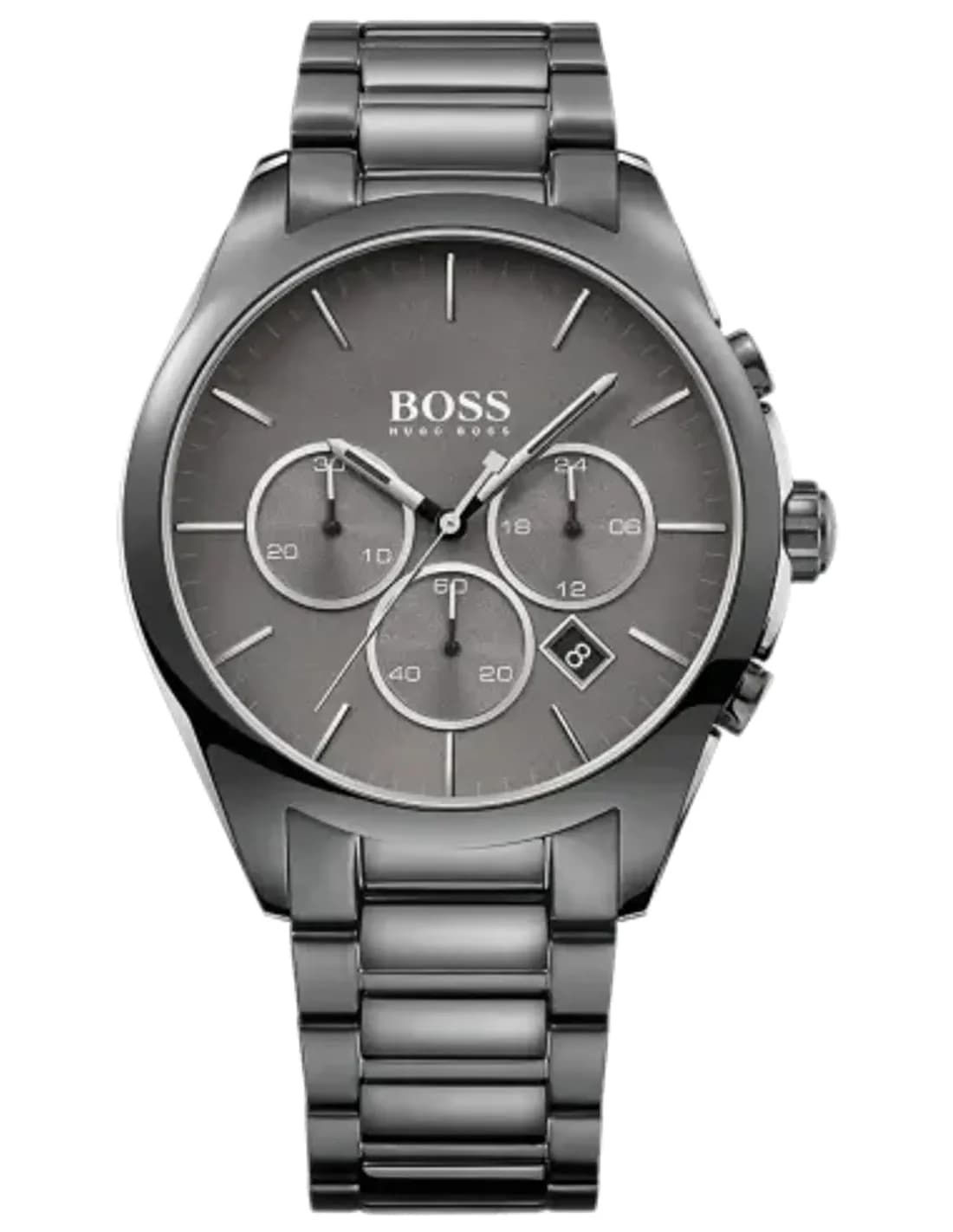 Montre Homme Hugo Boss 1513364 Onyx Chronomètre Acier Gris Anthracite