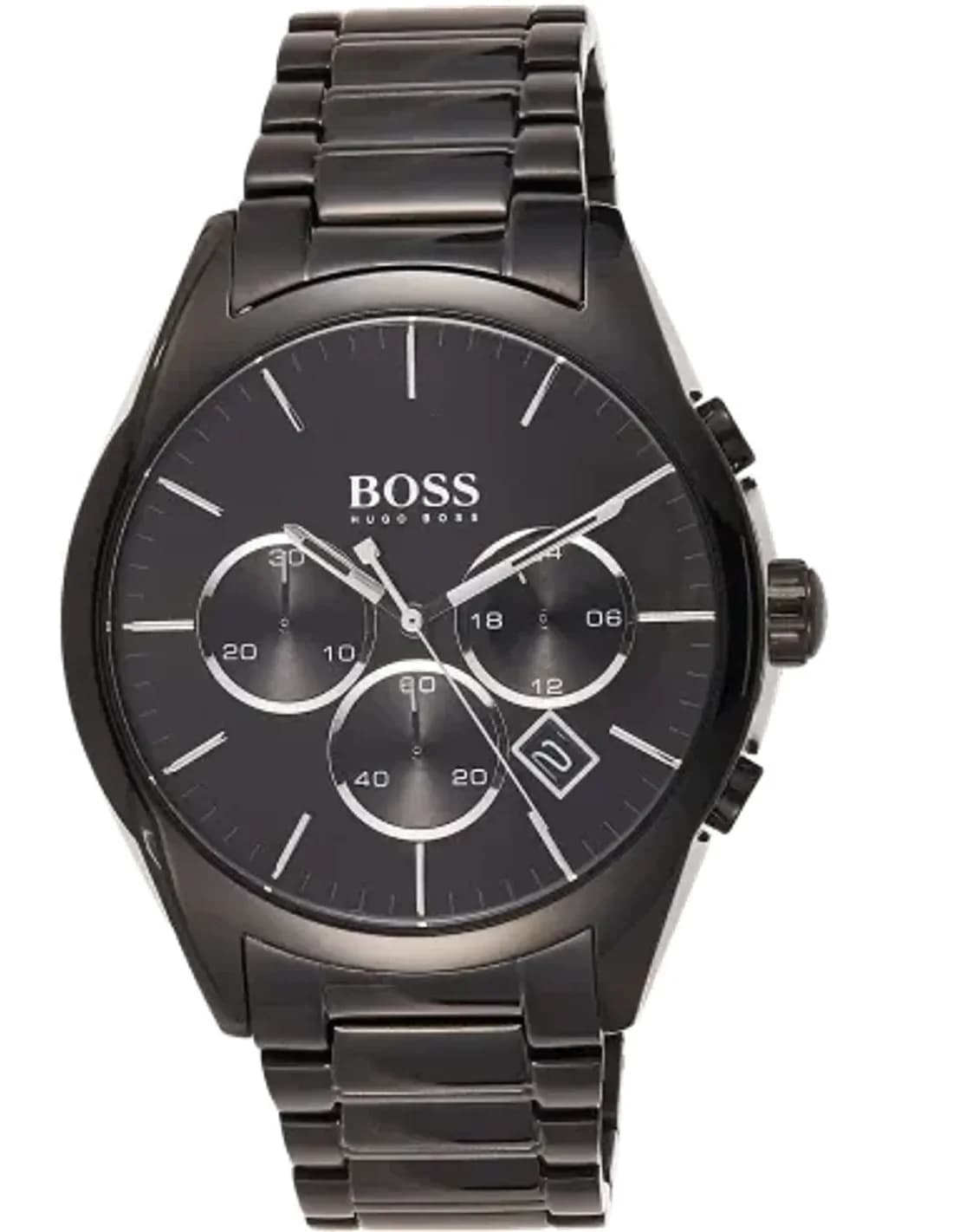Montre Homme Hugo Boss 1513365 Chronographe Acier Noir Onyx