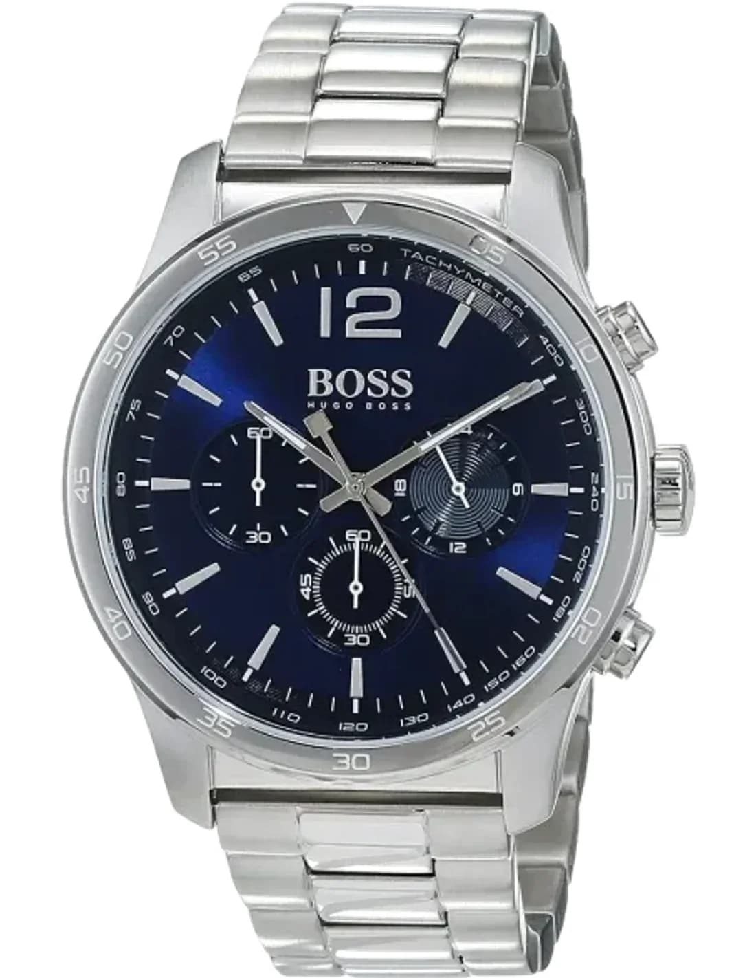 Montre Homme Hugo Boss 1513527 Chronographe Cadran Bleu Acier