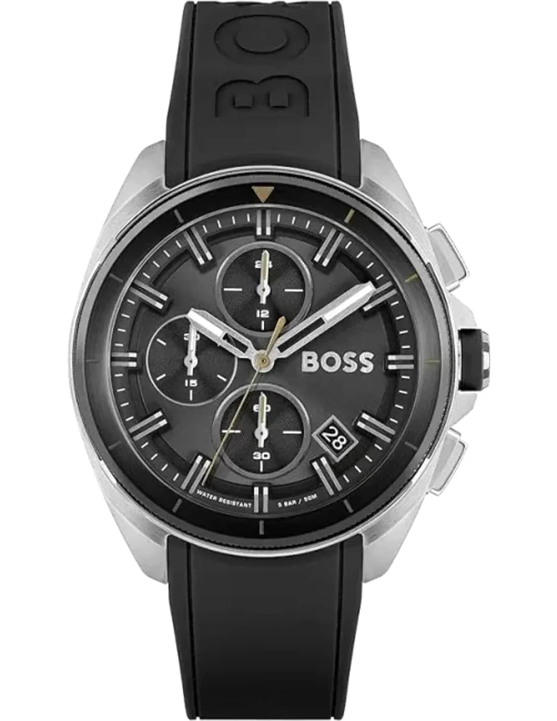 Montre Homme Hugo Boss Athleisure Volane Noire 1513953 - Cadran 44mm, Bracelet Silicone