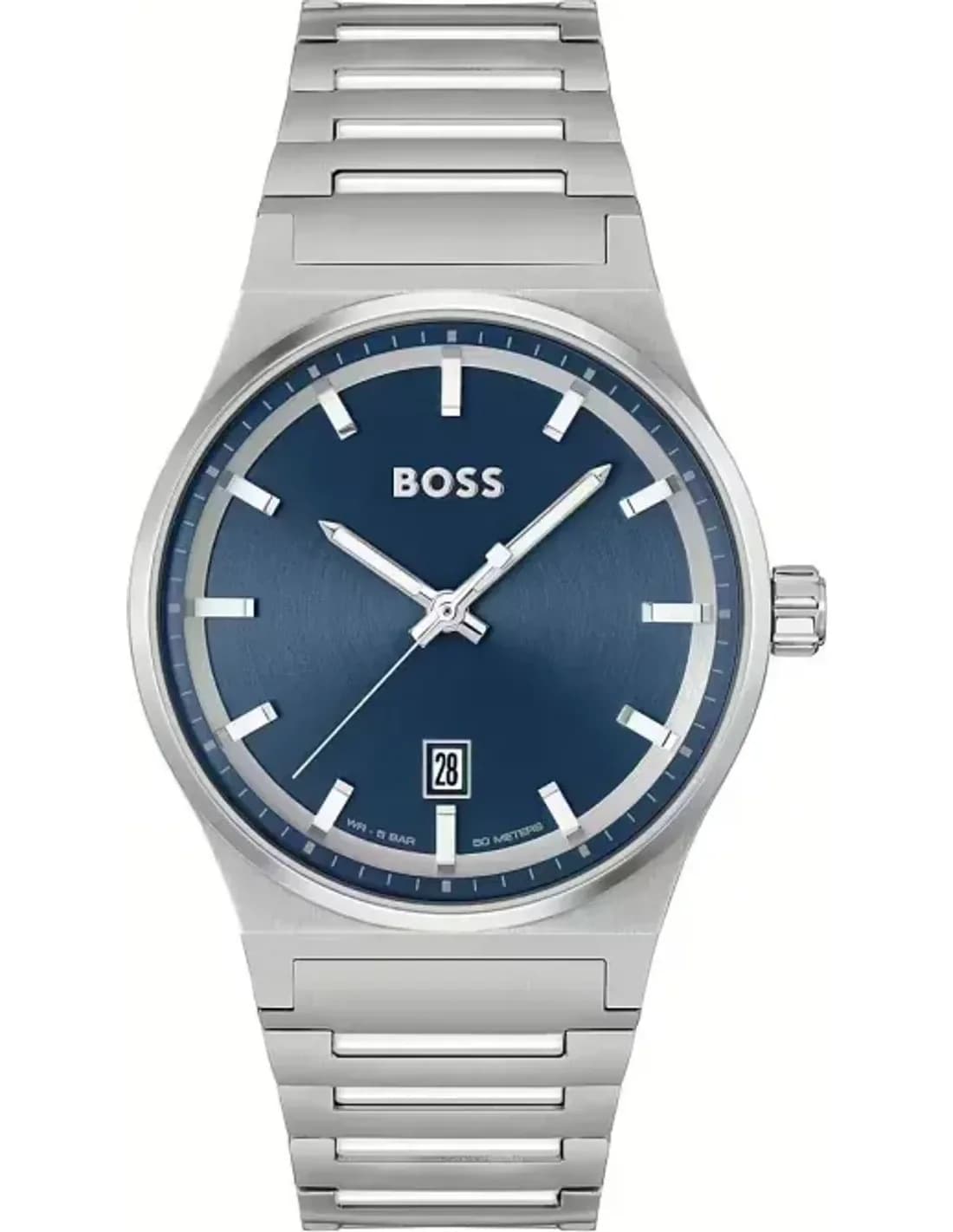 Montre Homme Hugo Boss 1514076 Condor - Cadran Bleu Soleillé & Bracelet Acier