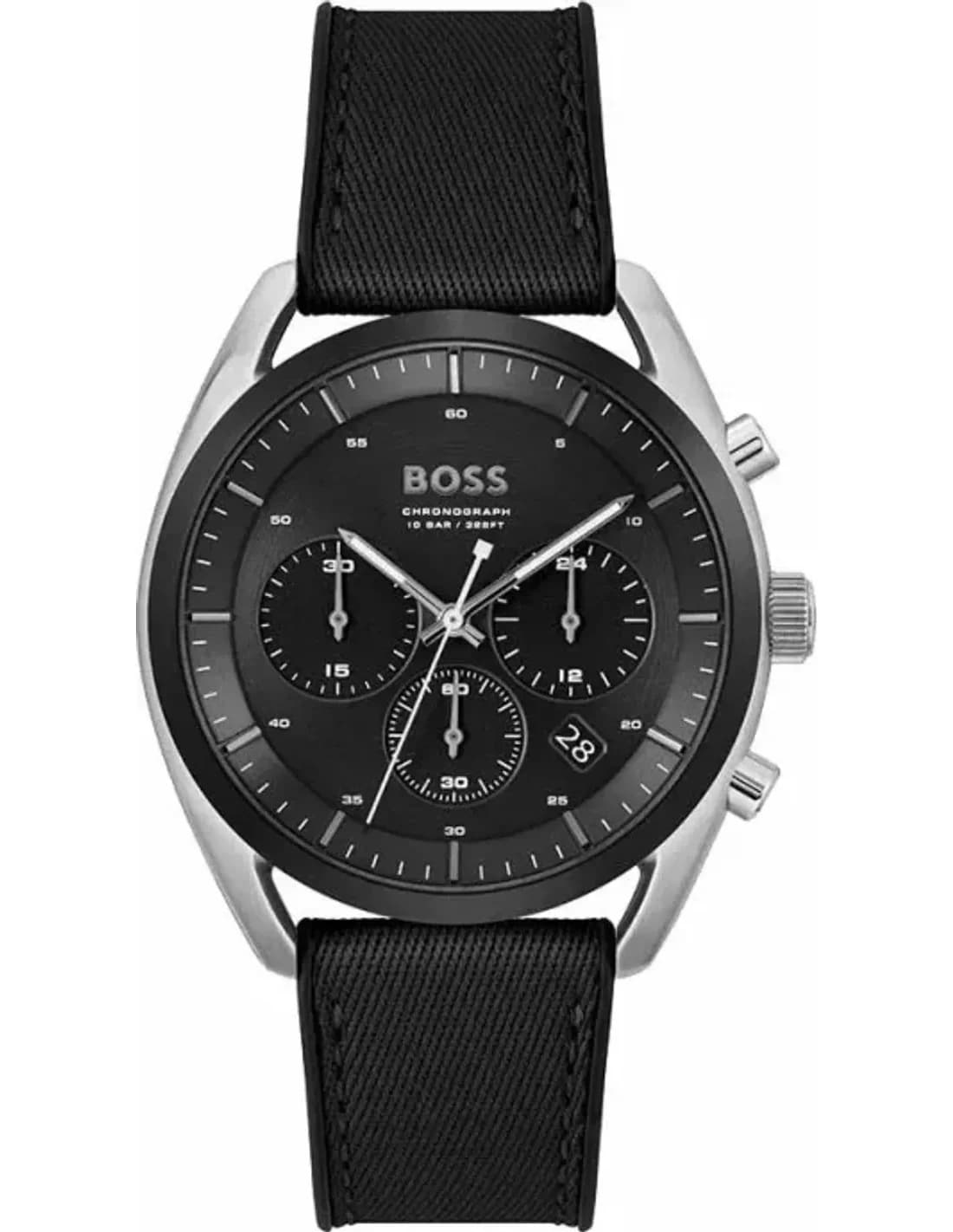 Montre Hugo Boss Homme 1514091 Silicone Noir & Silicone Multifonctions