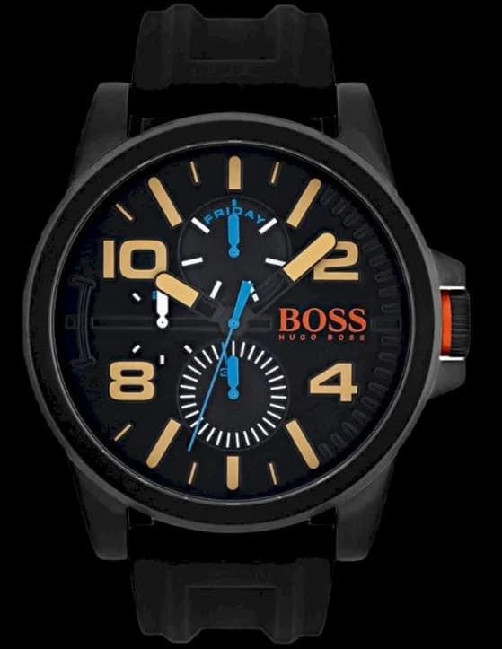 Montre Homme Hugo Boss Orange Detroit 1550011 - Boîtier et bracelet noir