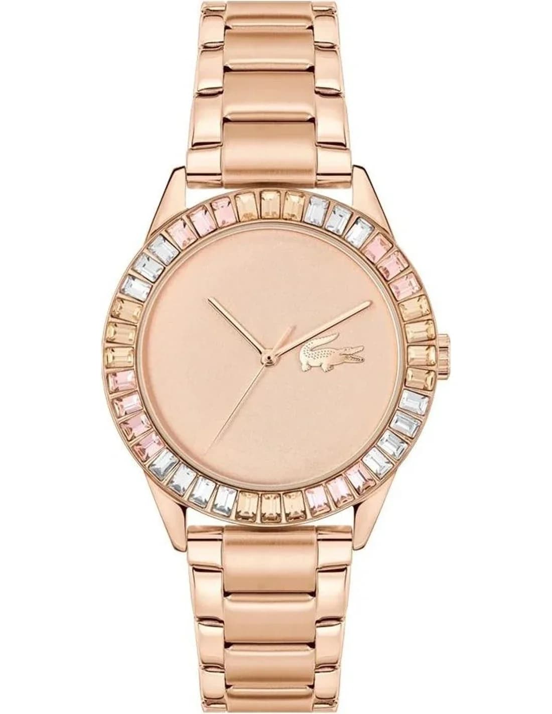 Montre Femme Lacoste Ladycroc 2001412 cadran or rose bracelet acier