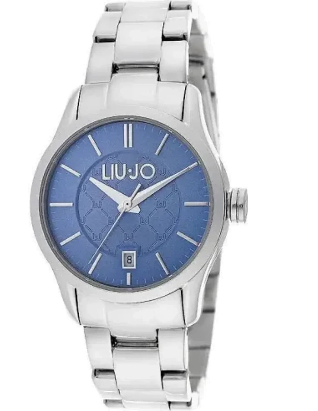 Montre Femme Liu Jo Luxury Tess TLJ937 Cadran Bleu Acier Argent
