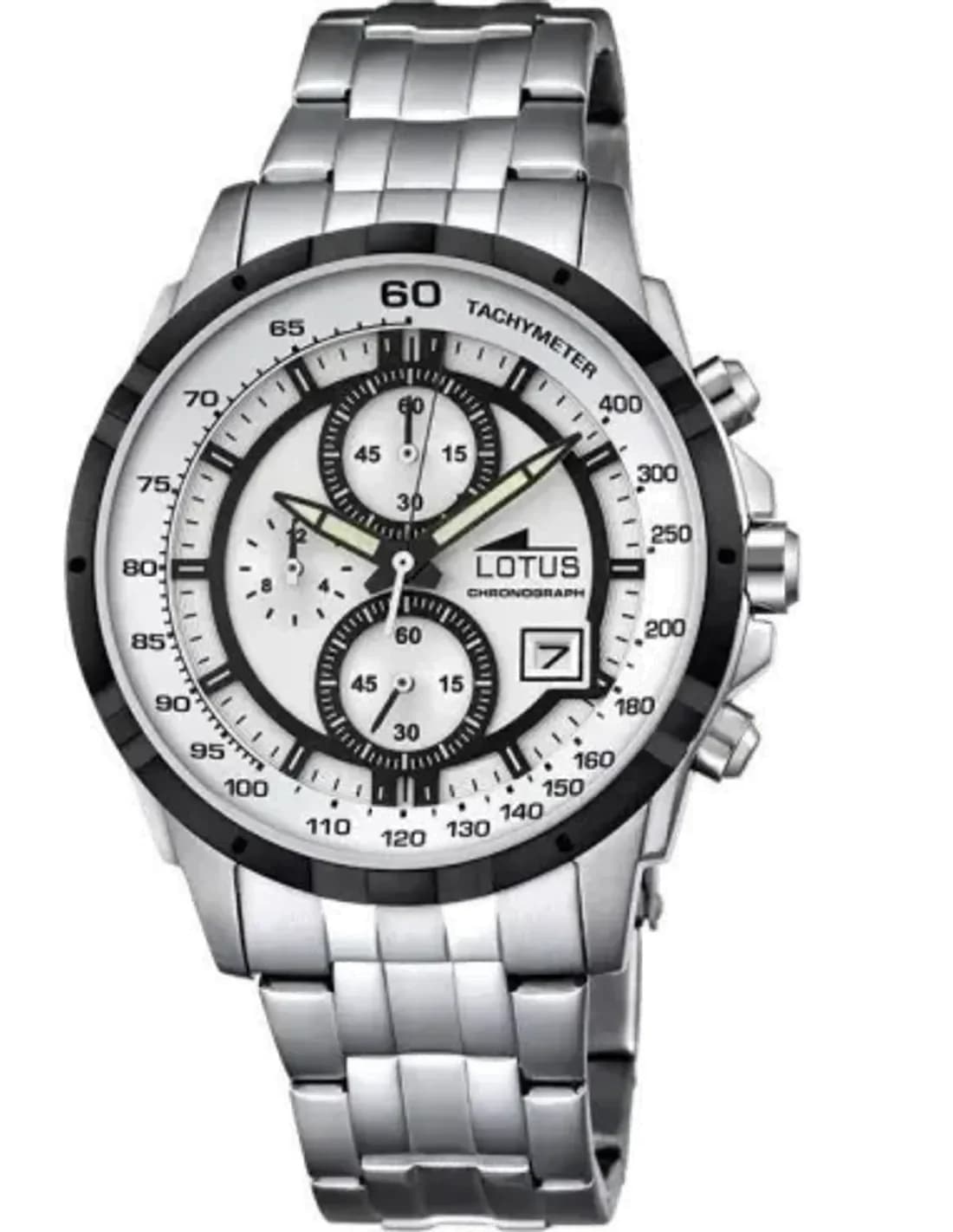 Montre Homme Lotus Chrono L10130/3 en Acier Argenté