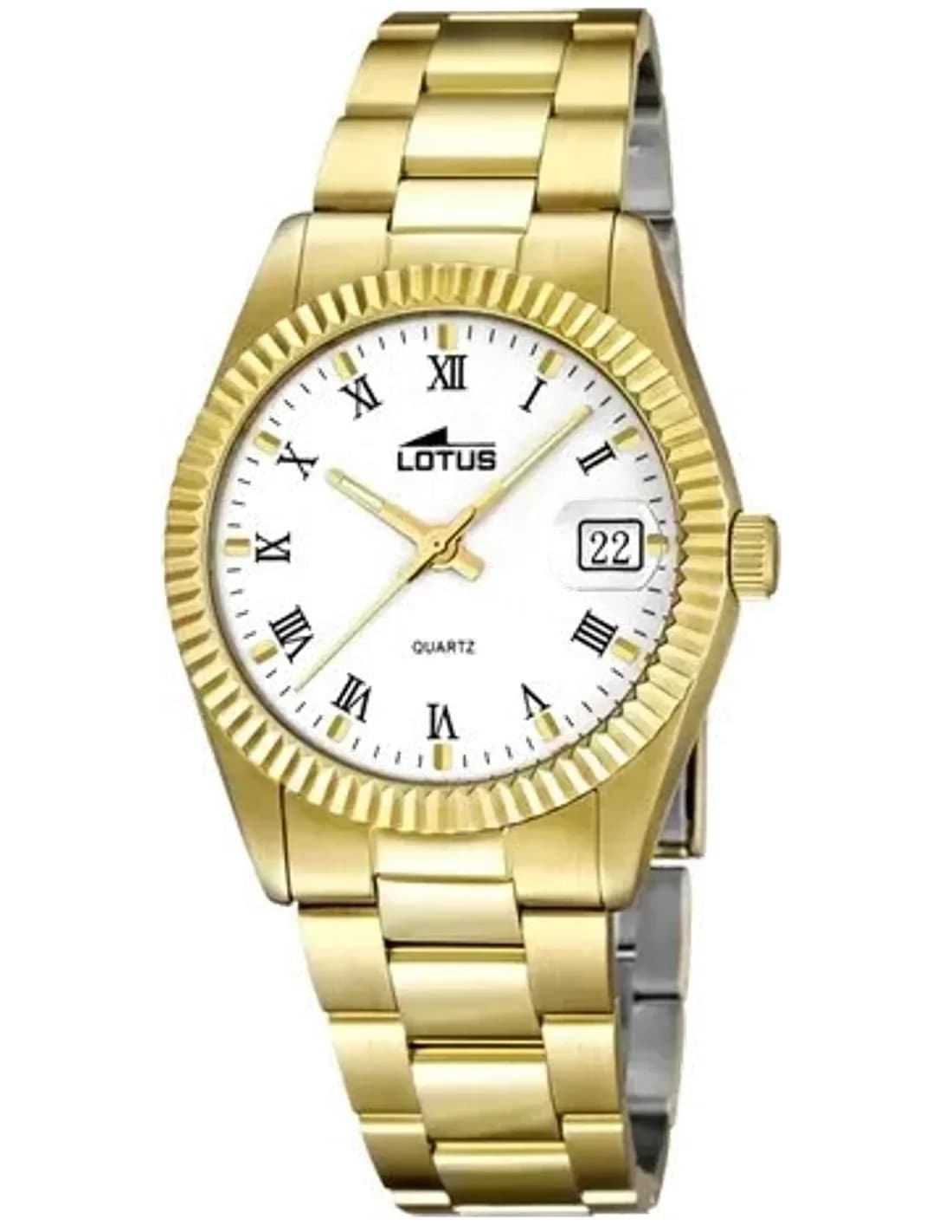 Montre Femme Lotus L15824/1 en Or et Acier