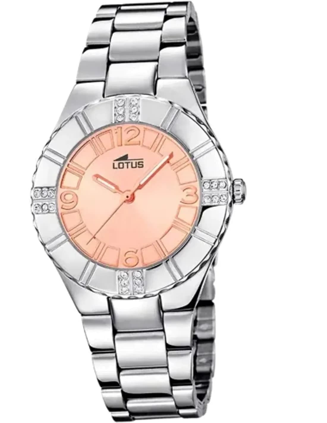 Montre Femme Lotus Trendy L15905/2 Cadran Rose Acier