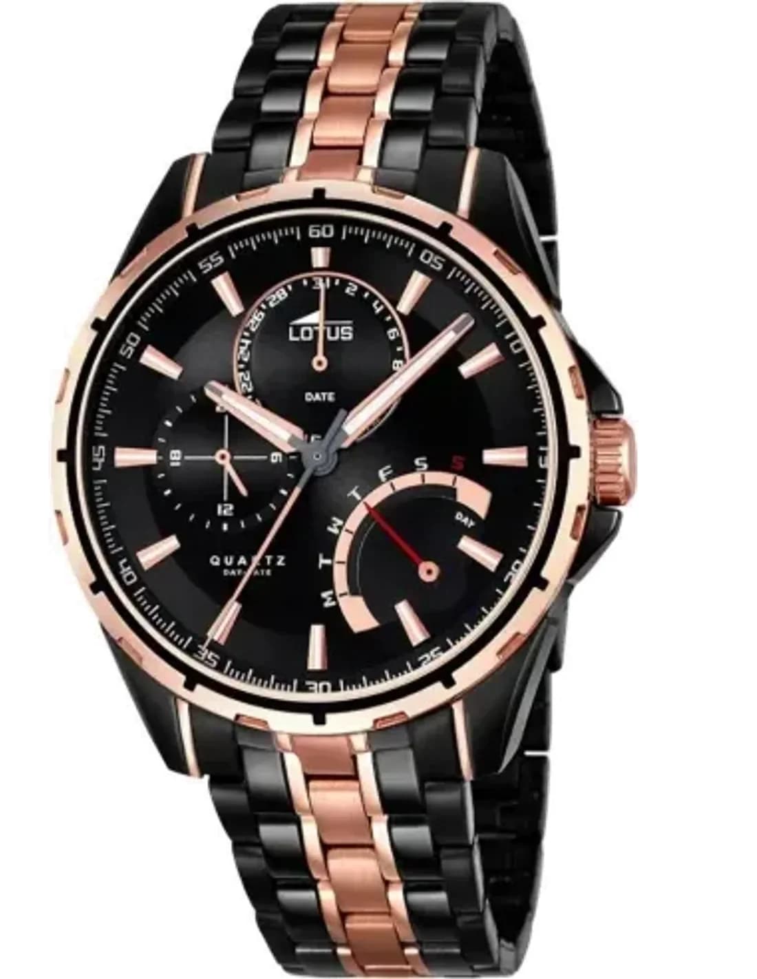 Montre Homme Lotus Smart Casual L18207/1 Bicolore Noir et Or