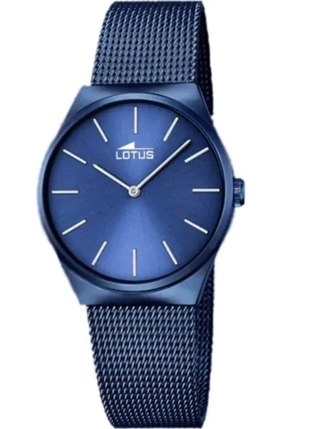 Montre Femme Lotus Trendy L18290/2 Cadran et Bracelet Bleu Acier
