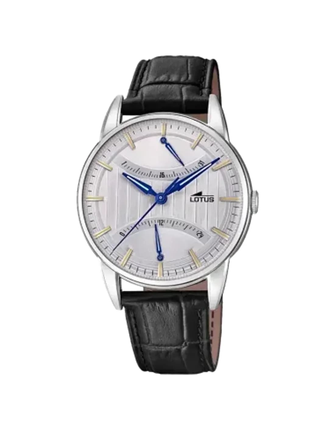 Montre Homme Lotus L18429/1 Noir Cadran Blanc Cuir