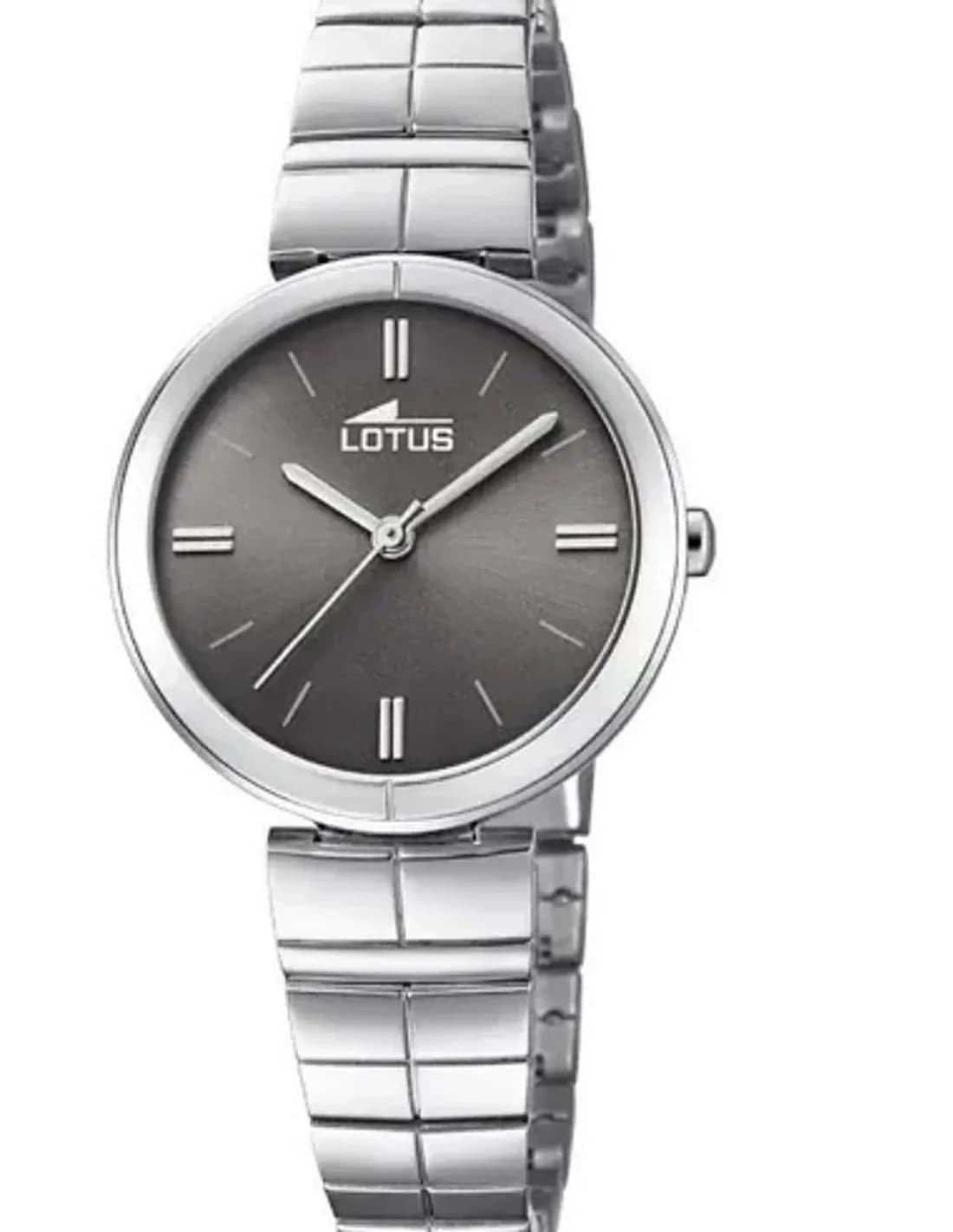 Montre Lotus L18431/2 pour Femme en Acier Argent Cadran Noir